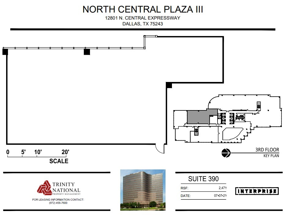 12801 N Central Expy, Dallas, TX en alquiler Plano de la planta- Imagen 1 de 1