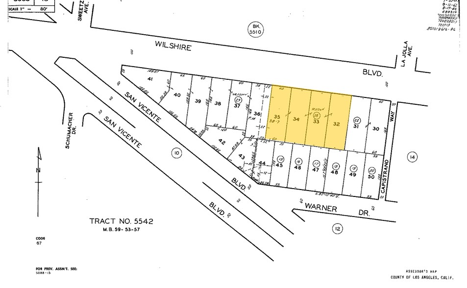 6420 Wilshire Blvd, Los Angeles, CA en alquiler - Plano de solar - Imagen 3 de 26