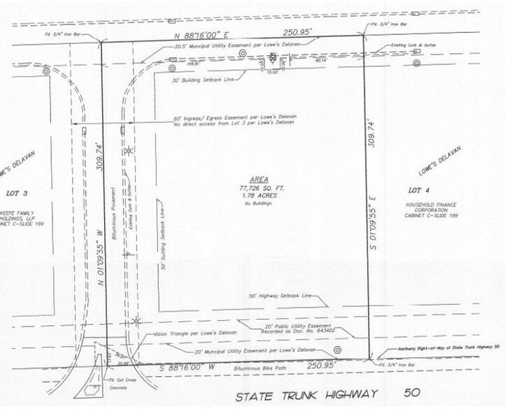 I-43 & HWY 50, Delavan, WI en alquiler - Plano de solar - Imagen 3 de 3