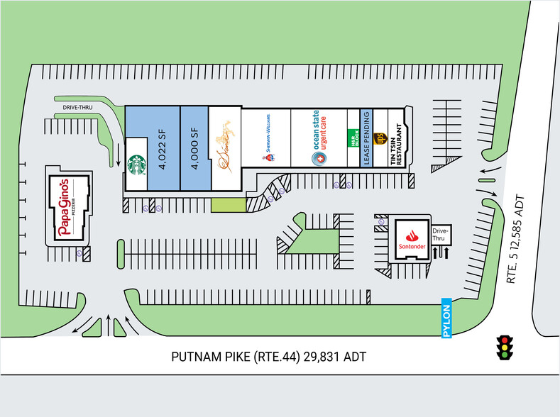 400 Putnam Pike, Smithfield, RI en alquiler - Plano del sitio - Imagen 2 de 12