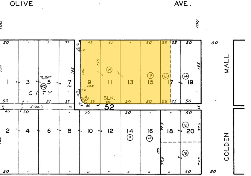 237-245 E Olive Ave, Burbank, CA en alquiler - Plano de solar - Imagen 3 de 3