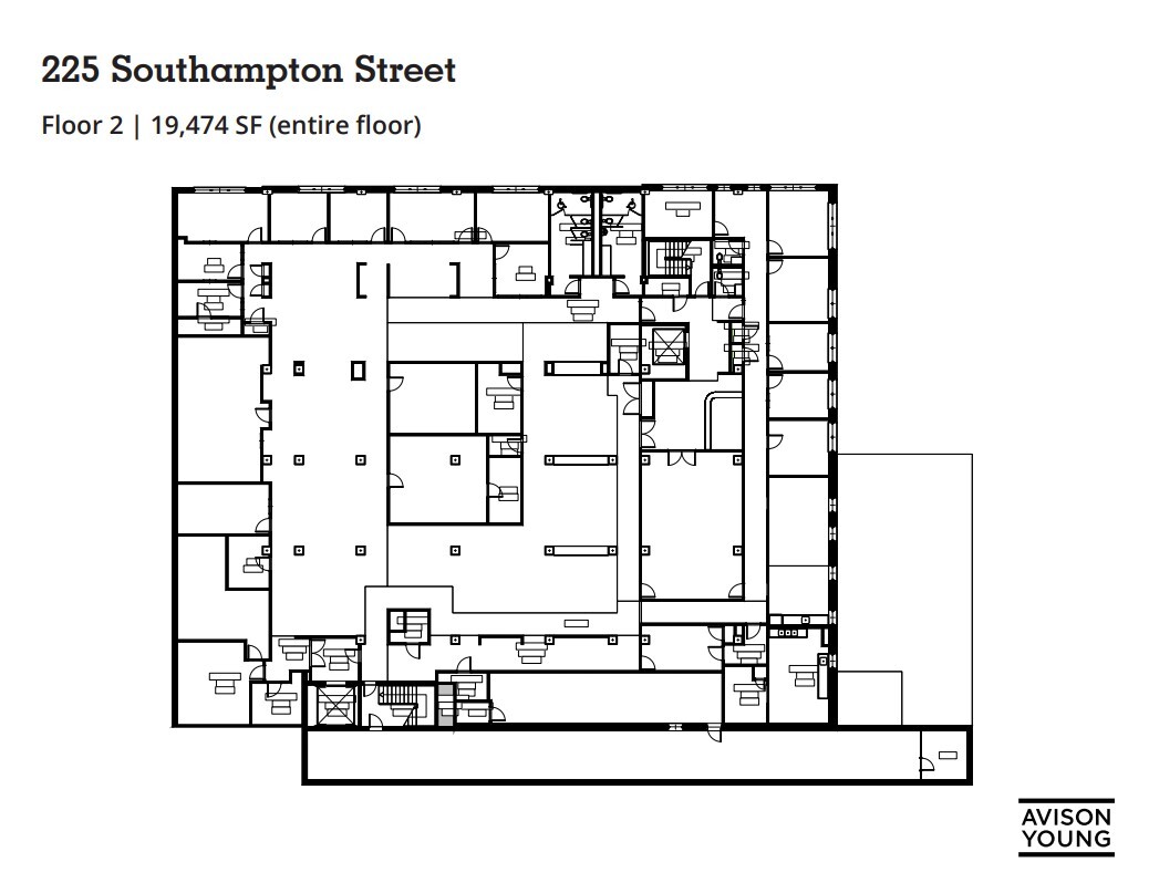 225 Southampton St, Boston, MA en alquiler Plano de la planta- Imagen 1 de 1