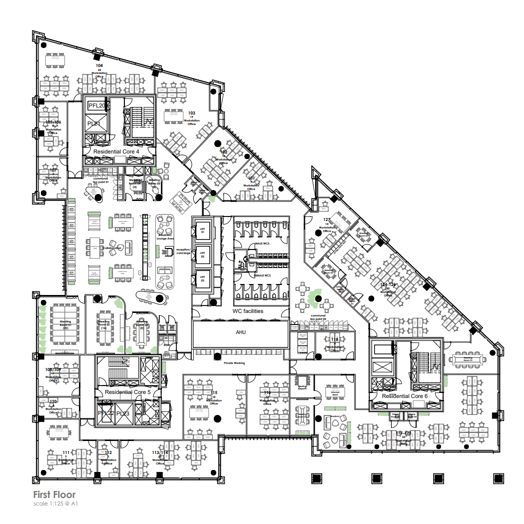 3 Orchard Pl, London en alquiler Plano de la planta- Imagen 1 de 1