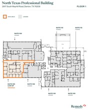 2817 S Mayhill Rd, Denton, TX en alquiler Plano de la planta- Imagen 1 de 2