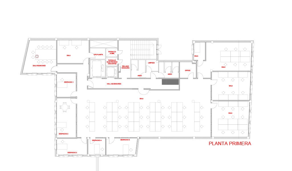 Calle de la Coruña, 29, Madrid, Madrid en alquiler Plano de planta tipo- Imagen 1 de 3