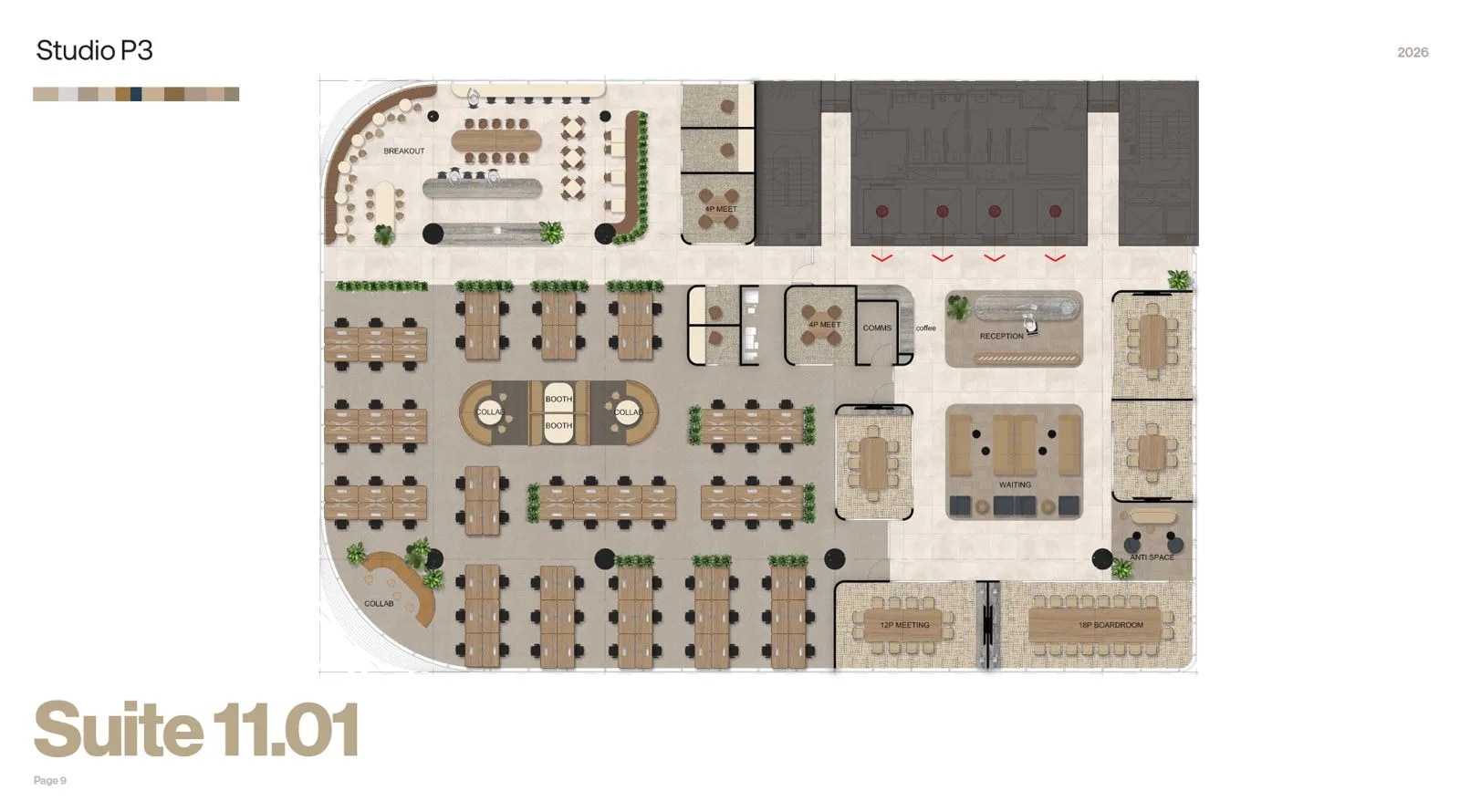 333 George St, Sydney en alquiler Plano de la planta- Imagen 1 de 1