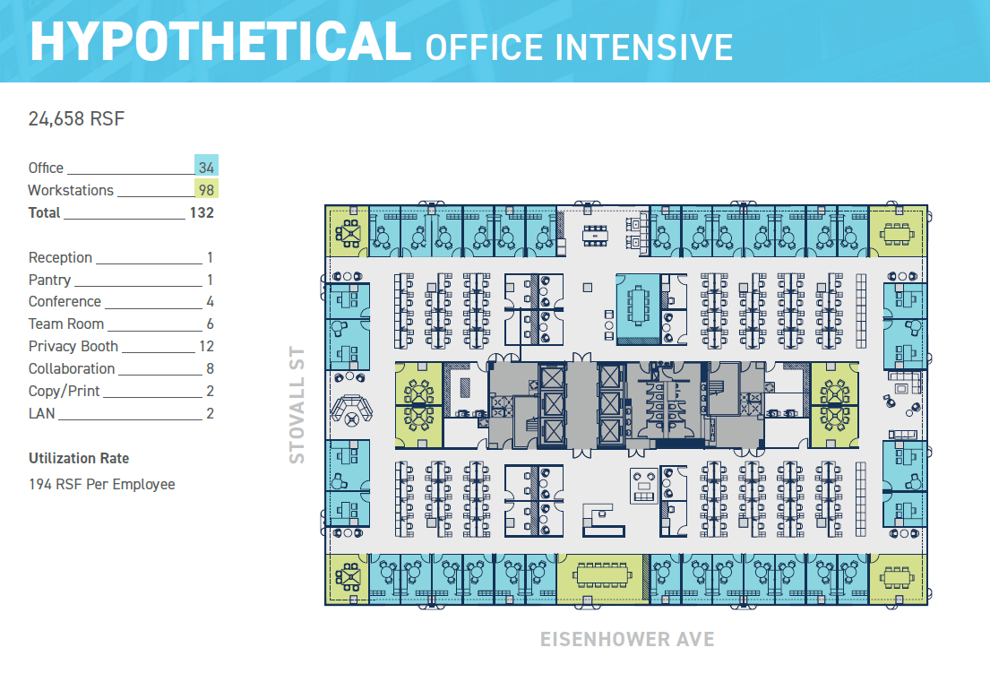 2461 Eisenhower Ave, Alexandria, VA en alquiler Plano de la planta- Imagen 1 de 3