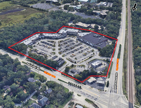 2501-2585 Waukegan Rd, Bannockburn, IL - VISTA AÉREA  vista de mapa