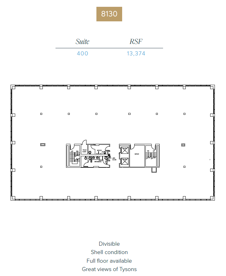 8100 Boone Blvd, Vienna, VA en alquiler Plano de la planta- Imagen 1 de 1