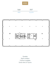 8100 Boone Blvd, Vienna, VA en alquiler Plano de la planta- Imagen 1 de 1