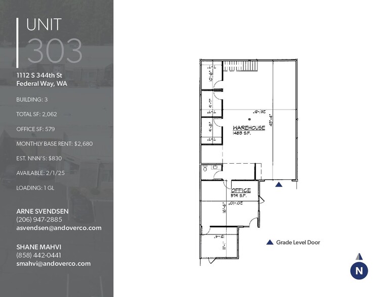 1020 S 344th St, Federal Way, WA en alquiler - Plano de la planta - Imagen 3 de 32