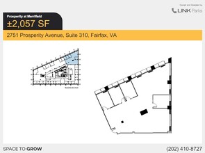 2701 Prosperity Ave, Merrifield, VA en alquiler Plano de la planta- Imagen 2 de 2