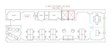 12 W 31st St, New York, NY en alquiler Plano de la planta- Imagen 2 de 10