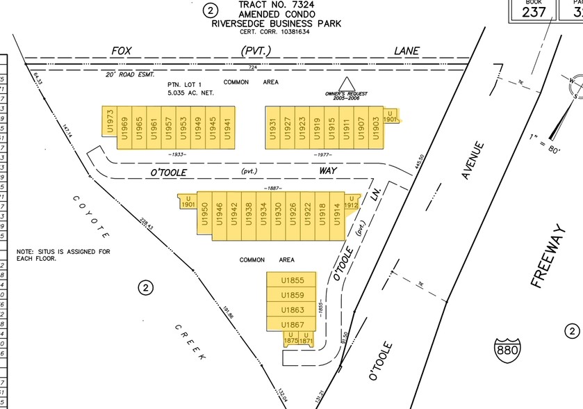 1912-1950 Otoole Way, San Jose, CA en venta - Plano de solar - Imagen 3 de 72