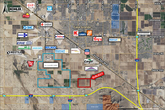 0 Trekell Road, Casa Grande, AZ - VISTA AÉREA  vista de mapa - Image1