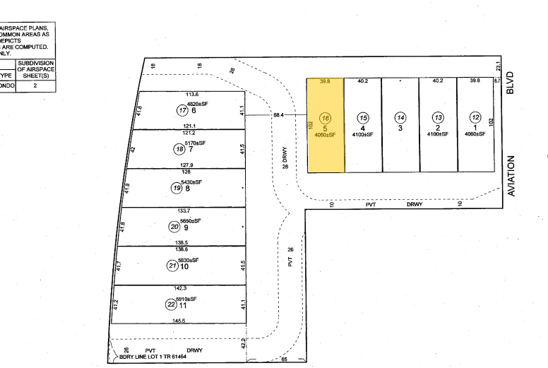 8709 Aviation Blvd, Inglewood, CA en venta - Plano de solar - Imagen 2 de 10