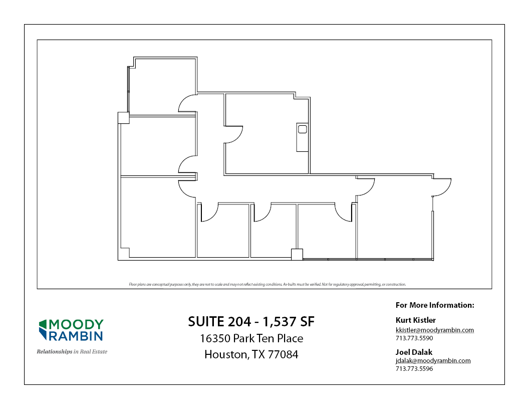 16350 Park Ten Place Dr, Houston, TX en alquiler Plano de la planta- Imagen 1 de 1