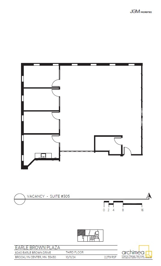 6040 Earle Brown Dr, Brooklyn Center, MN en alquiler Plano de la planta- Imagen 1 de 1