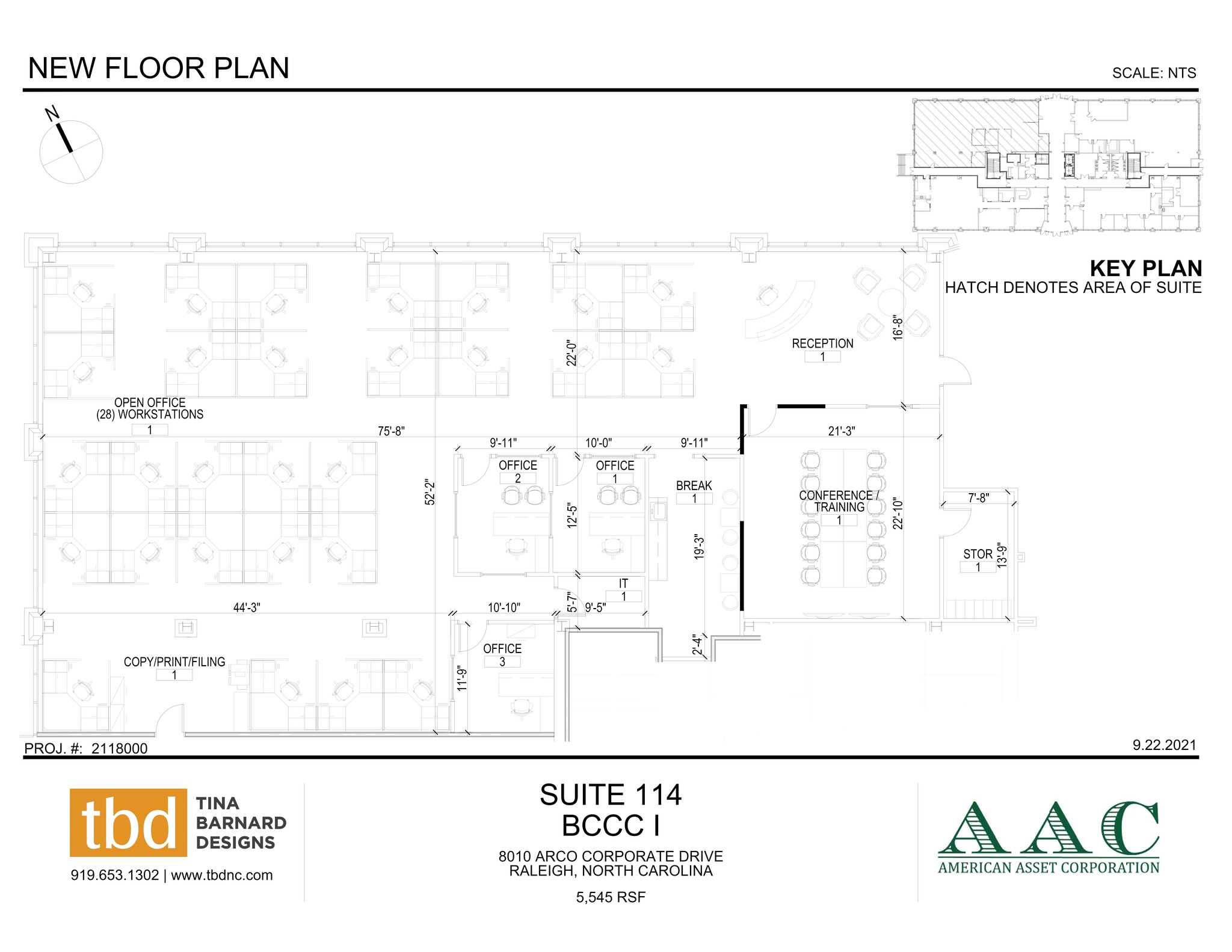 8020 Arco Corporate Dr, Raleigh, NC en alquiler Plano del sitio- Imagen 1 de 2