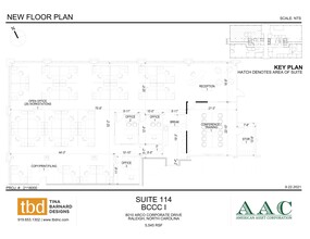 8020 Arco Corporate Dr, Raleigh, NC en alquiler Plano del sitio- Imagen 1 de 2