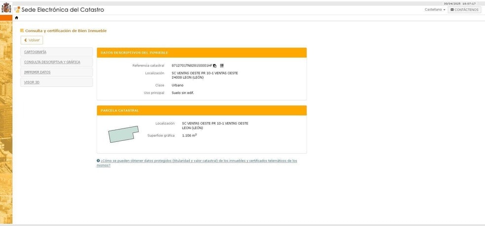 Terreno en León en venta - Foto del edificio - Imagen 2 de 2