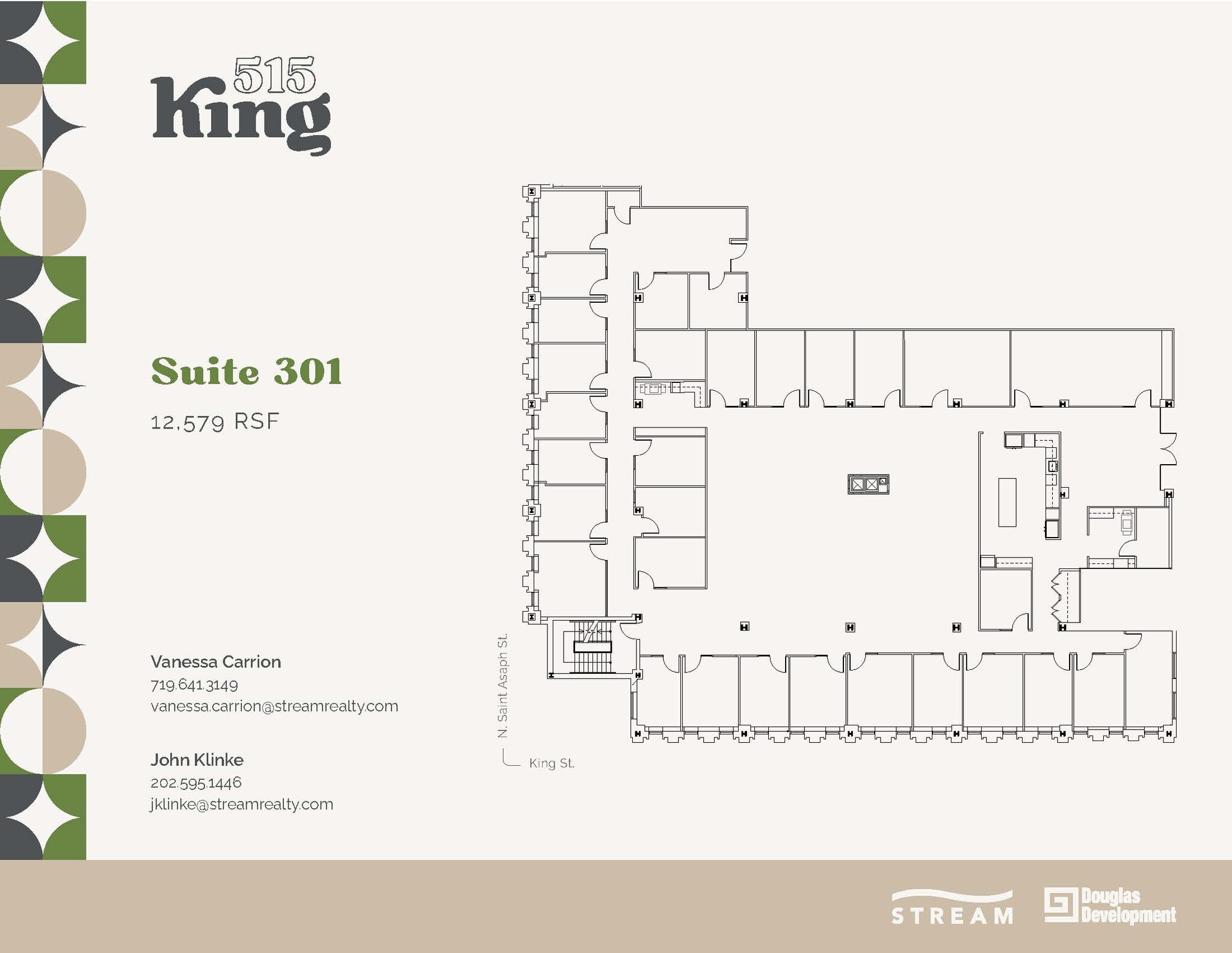 515 King St, Alexandria, VA en alquiler Plano de la planta- Imagen 1 de 2