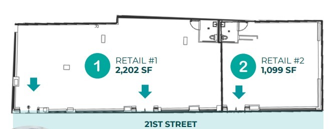 31-16 21st St, Astoria, NY en alquiler Plano de la planta- Imagen 1 de 1