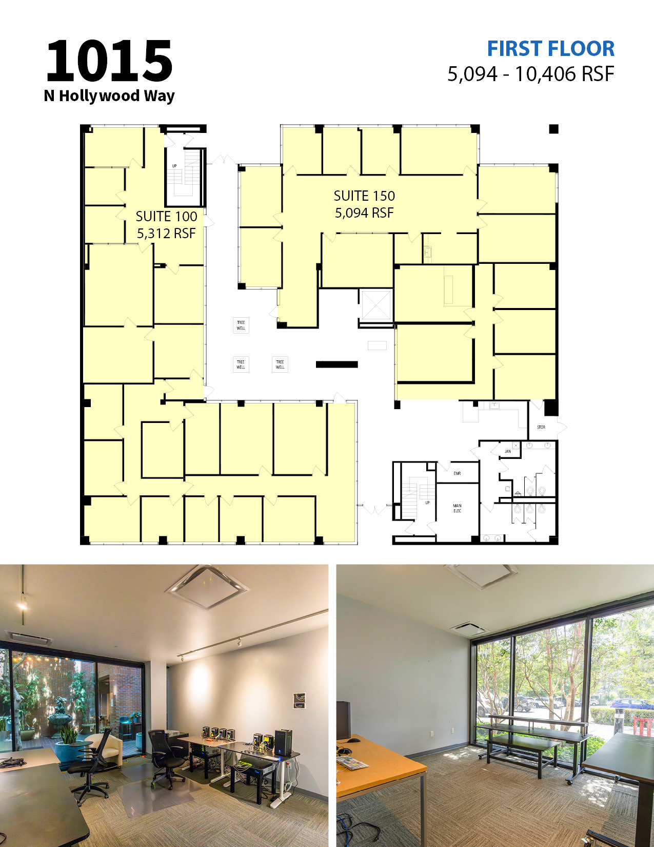 1015 N Hollywood Way, Burbank, CA en alquiler Plano de la planta- Imagen 1 de 3