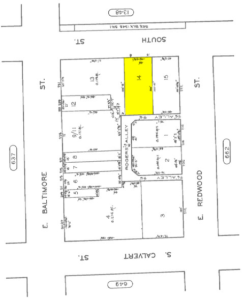 8-10 South St, Baltimore, MD en alquiler - Plano de solar - Imagen 2 de 11