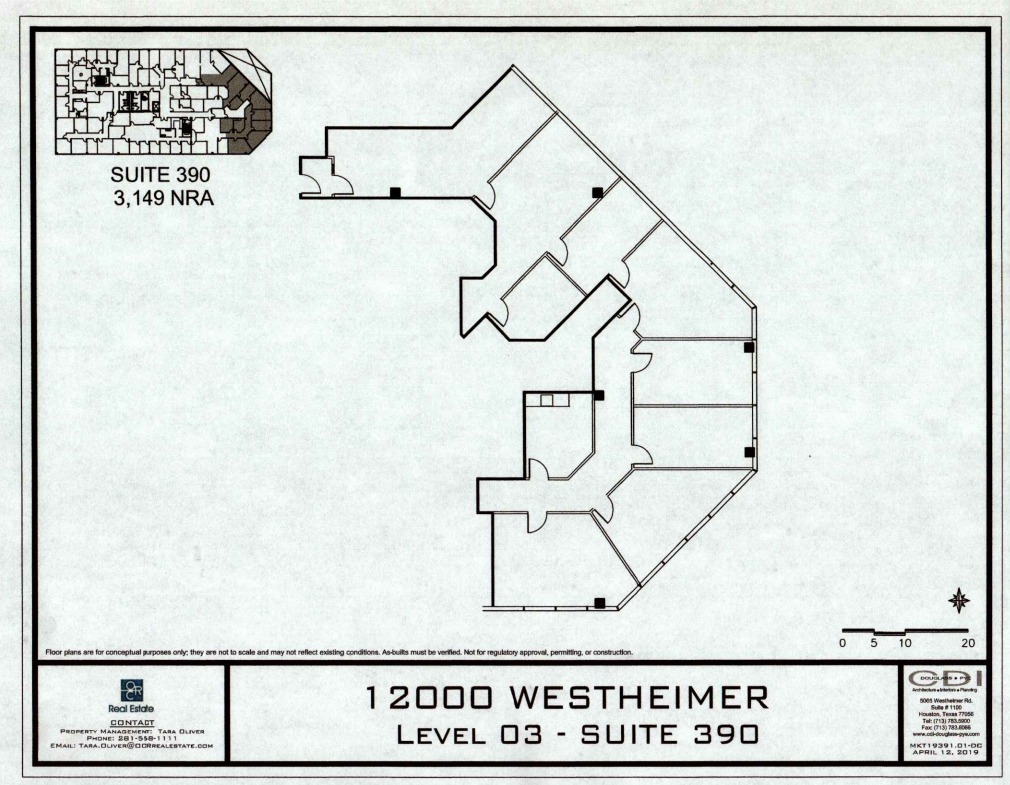 12000 Westheimer Rd, Houston, TX en alquiler Plano de la planta- Imagen 1 de 1