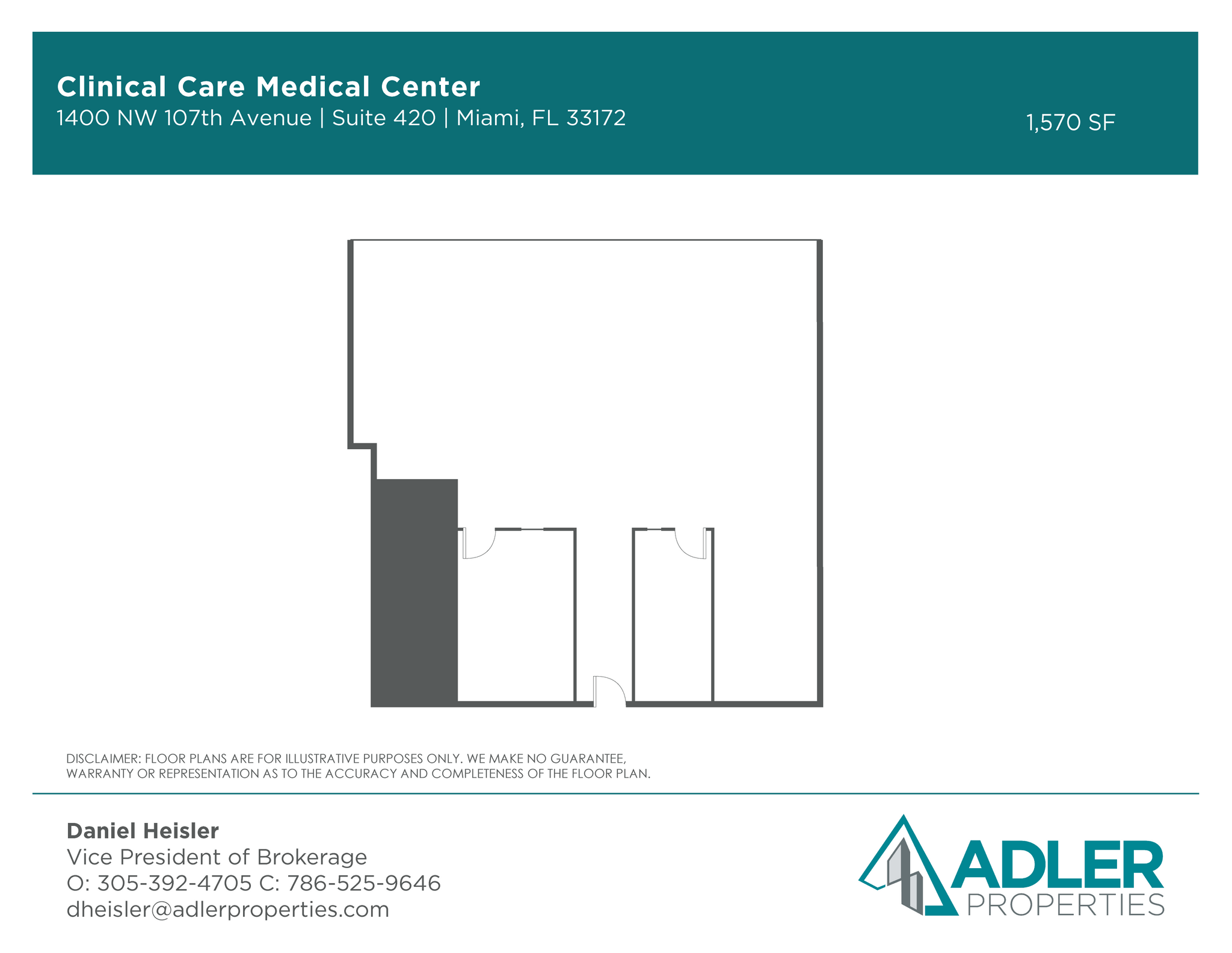 1400 NW 107th Ave, Miami, FL en alquiler Plano de la planta- Imagen 1 de 1