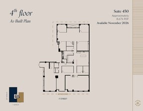 607 14th St NW, Washington, DC en alquiler Plano de la planta- Imagen 1 de 1