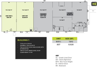 805-815 W 1700 S, Salt Lake City, UT en alquiler Plano de la planta- Imagen 1 de 2