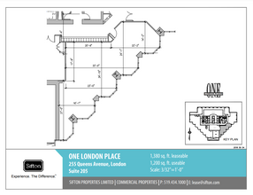 255 Queens Ave, London, ON en alquiler Plano de la planta- Imagen 1 de 1