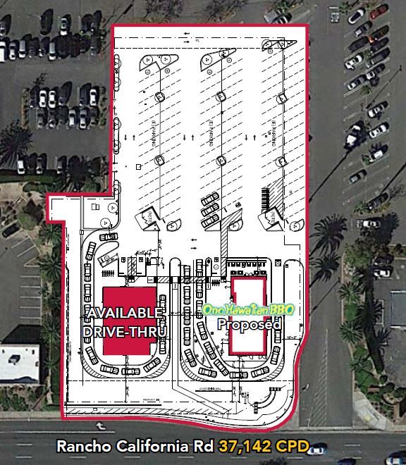 Drive Thru Pad 29540 Ranch California Rd, Temecula, CA en alquiler Plano del sitio- Imagen 1 de 1