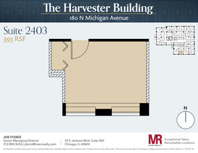 180 N Michigan Ave, Chicago, IL en alquiler Plano de la planta- Imagen 1 de 3