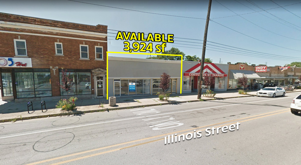 3814-3816 N Illinois St, Indianapolis, IN en alquiler - Foto del edificio - Imagen 1 de 4