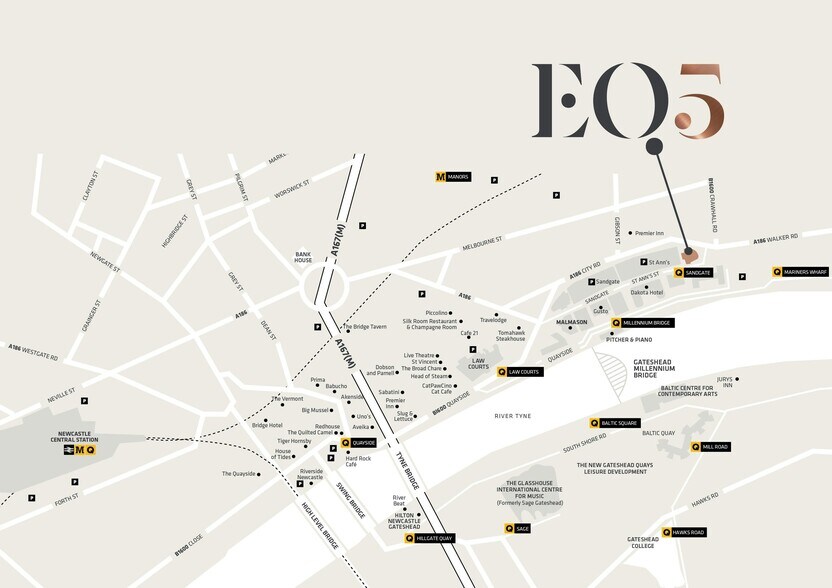 Quayside, Newcastle Upon Tyne en alquiler - Foto del edificio - Imagen 1 de 21