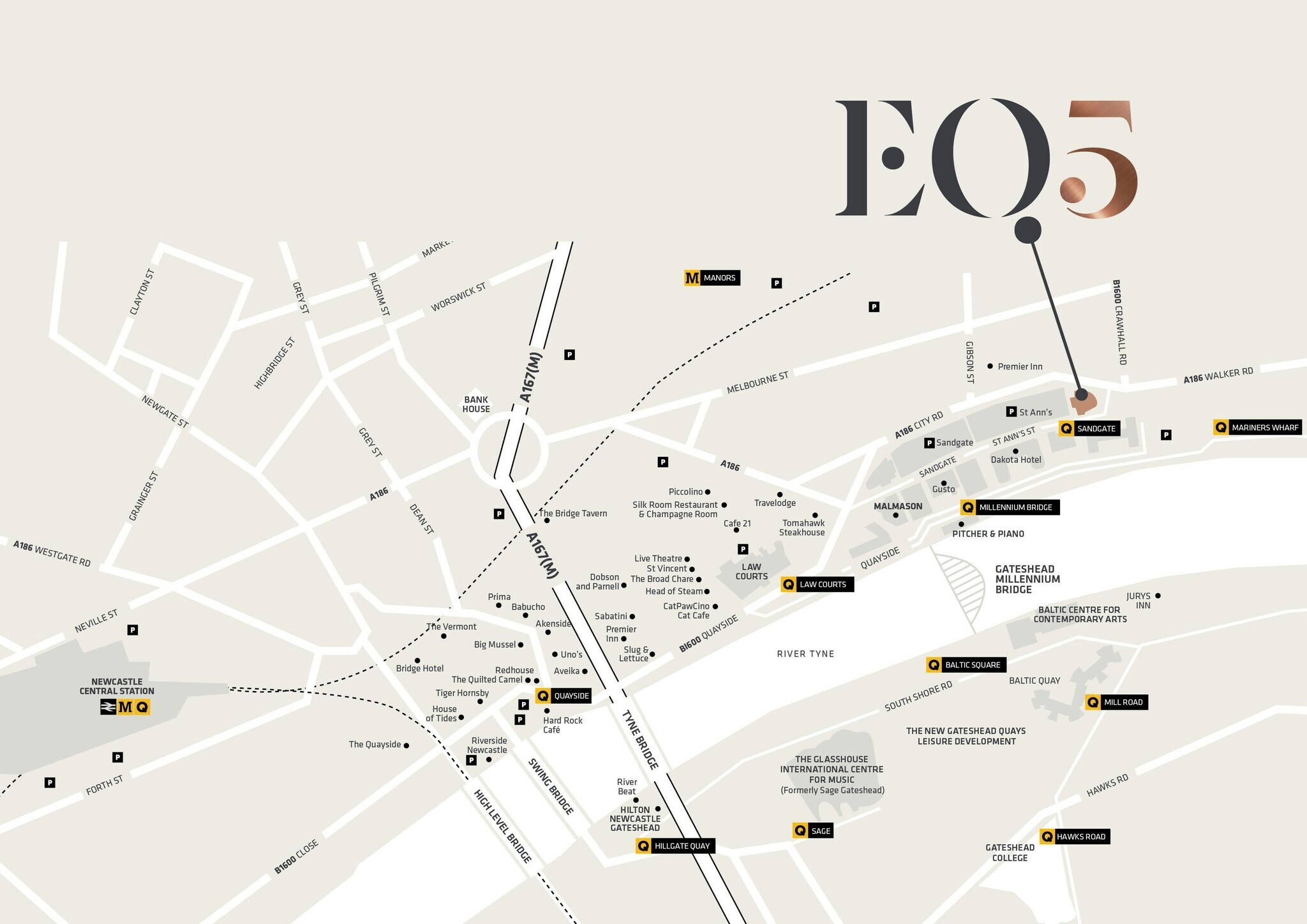 Quayside, Newcastle Upon Tyne en alquiler Foto del edificio- Imagen 1 de 22