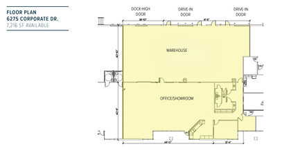 6255-6285 Corporate Dr, Colorado Springs, CO en alquiler Plano de la planta- Imagen 2 de 2