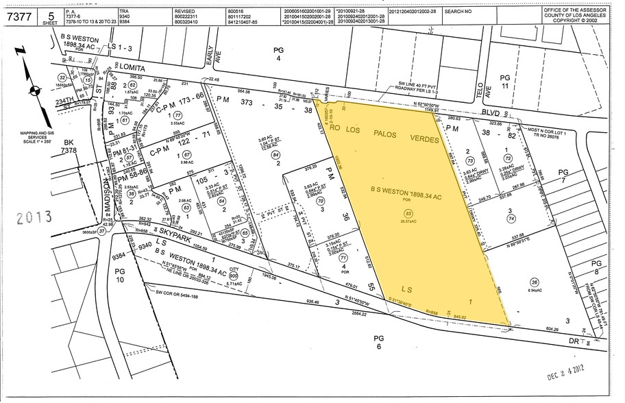 3100 Lomita Blvd, Torrance, CA en alquiler - Plano de solar - Imagen 2 de 2