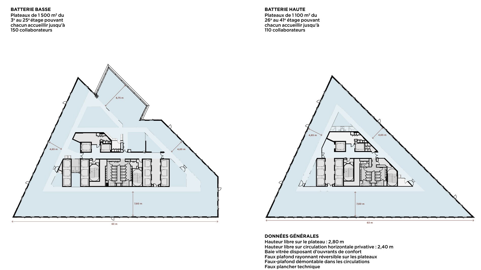 6 Allée de L'arche, Courbevoie en alquiler Plano de la planta- Imagen 1 de 3