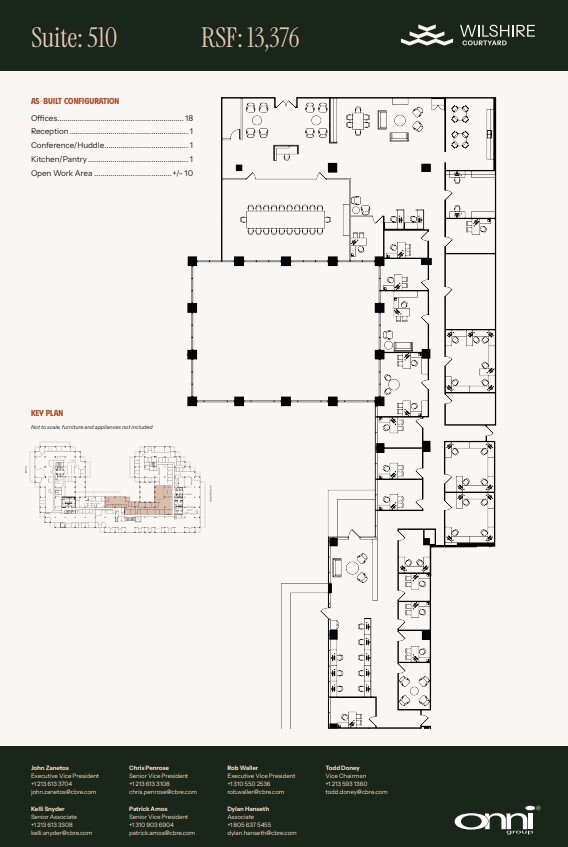 5700 Wilshire Blvd, Los Angeles, CA en alquiler Plano de la planta- Imagen 1 de 1