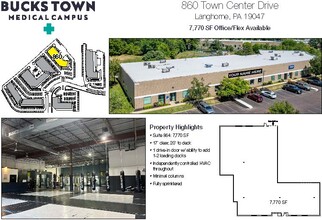 800 Town Center Dr, Langhorne, PA en alquiler Plano de la planta- Imagen 2 de 2