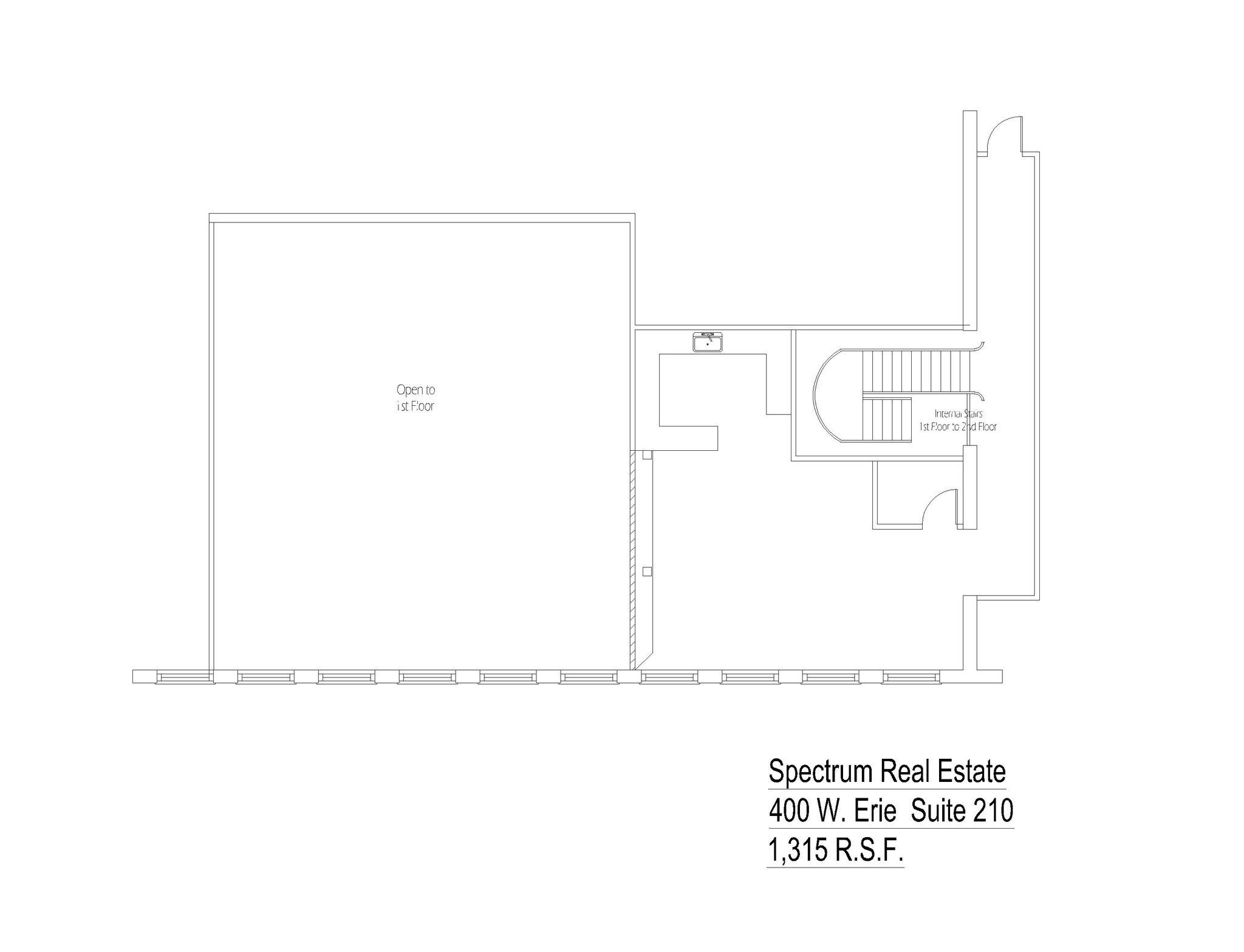 400 W Erie St, Chicago, IL en alquiler Plano de la planta- Imagen 1 de 1