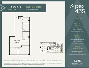 10881 Lowell Ave, Overland Park, KS en alquiler Plano de la planta- Imagen 1 de 1