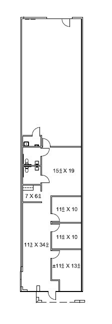 101-111 W Walnut St, Gardena, CA en alquiler Plano de la planta- Imagen 1 de 1