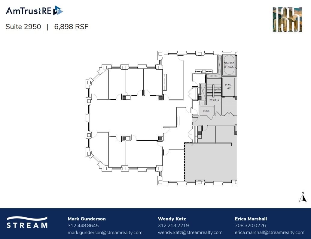 135 S LaSalle St, Chicago, IL en alquiler Plano de la planta- Imagen 1 de 1