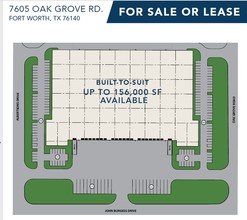 7605 Oak Grove Rd, Fort Worth, TX en alquiler Plano de la planta- Imagen 1 de 1