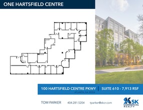 100 Hartsfield Centre Pky, Atlanta, GA en alquiler Plano del sitio- Imagen 1 de 1